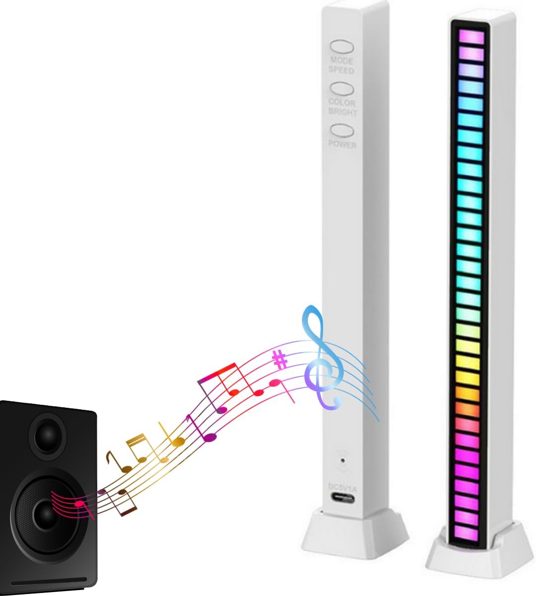 RGB Music Sound Control Light, 16 LED